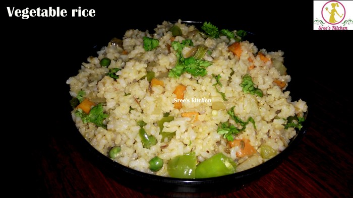 vegetable rice