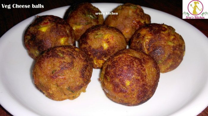 vegetable cheese balls new