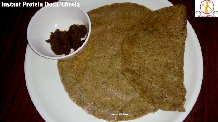 Instant protein dosa