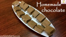 chocolate, chocolate recipe, homemade chocolate recipe, easy chocolate recipe, simple chocolate recipe
